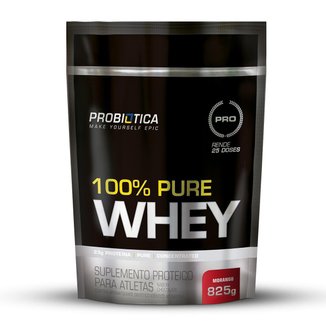 Whey Protein 100% Pure Whey Refil Pouch Probiótica 825g